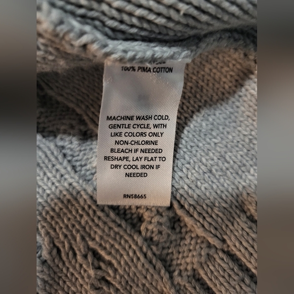 Caslon - Cable Knit Pima Cotton Sweater Vest - Size XL - Picture 4 of 10